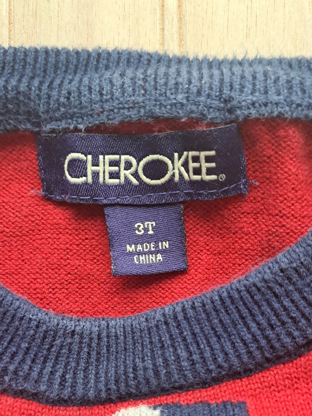 Tie Graphic 100% Cotton Knit Sweater Cherokee Toddler Dressy Comfy Lightweight
